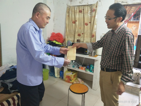 市商校领导来我公司开展结对帮扶工作