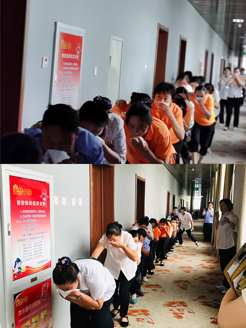 旅悦连锁酒店举办“安康杯”消防知识竞赛暨消防演练活动