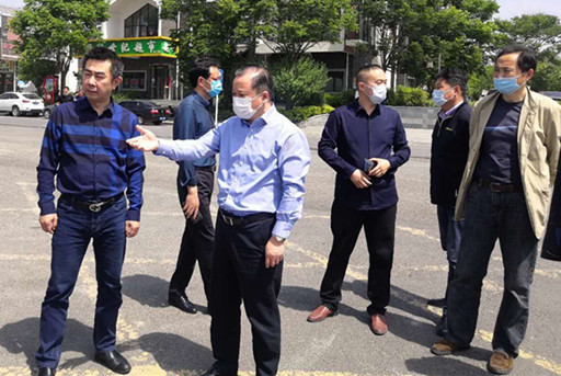 交通运输局局长徐效文带队督查公司文明城市创建工作