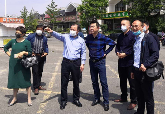 交通运输局局长徐效文带队督查公司文明城市创建工作