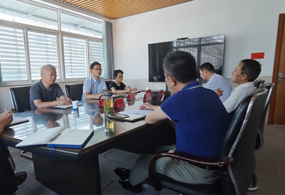 清江浦区纪委领导来公司调研党建工作，