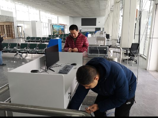 科技开发中心为高铁汽车客运站开业提供保障