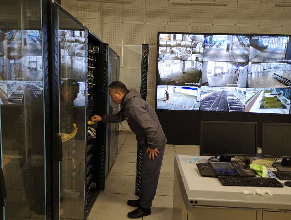 科技开发中心为高铁汽车客运站开业提供保障