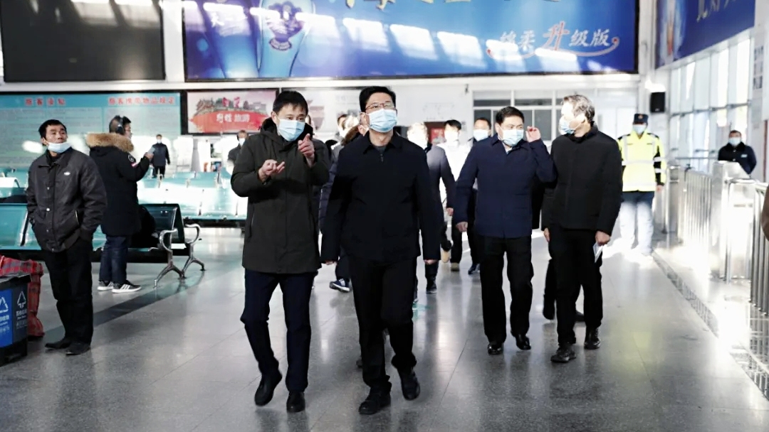 新年第一天盱眙汽车站迎来县领导莅临指导