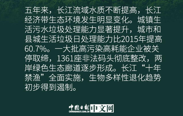 【图说中国经济】五个关键词见证长江经济带高质量发展