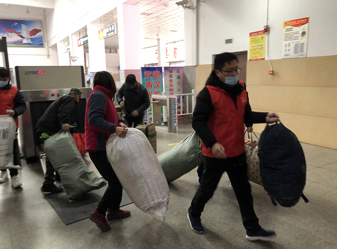 北站协办“德润淮安  温暖新春”志愿服务活动