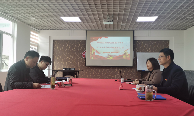 区党史学习教育巡回指导组亲临公司指导工作