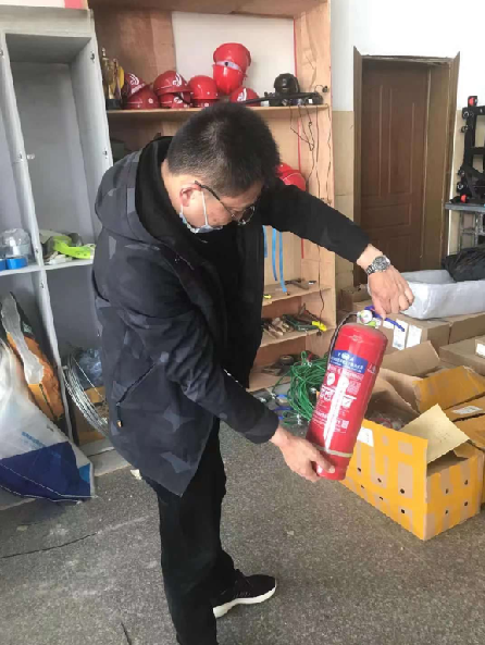 开发部做好节前消防专项排查