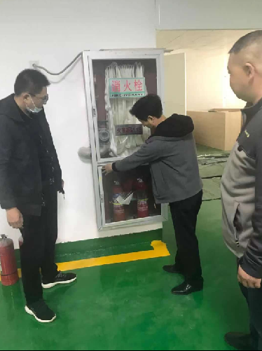 开发部做好节前消防专项排查