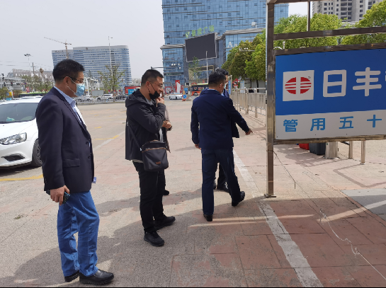 市局领导督查客运站爱国卫生工作开展情况