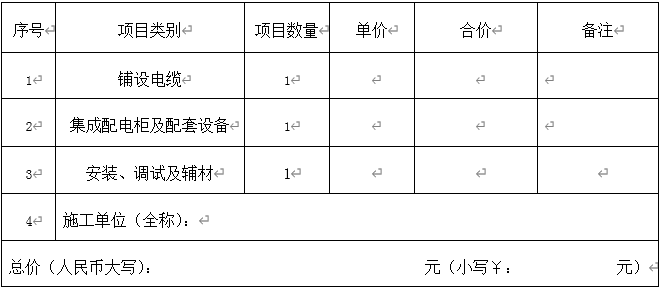 汇通八区配电房改造项目招标公告