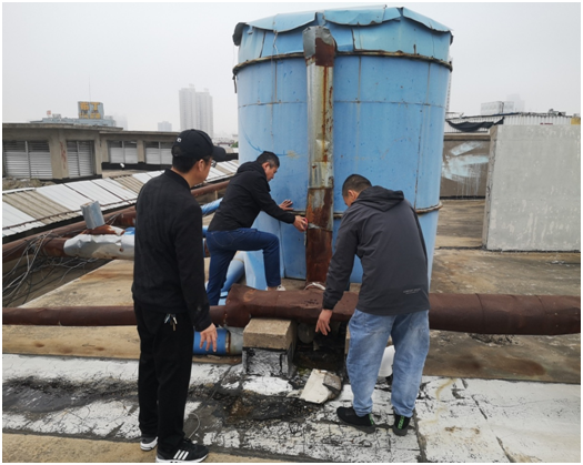 租赁部应对恶劣天气做好安全检查