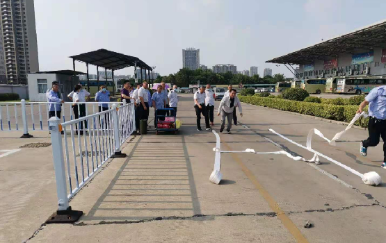 汽车南站开展安全消防反恐演练