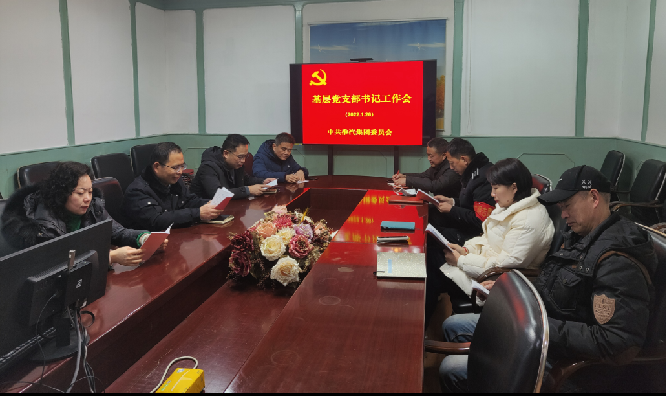 公司党委组织召开基层党支部书记工作布置会