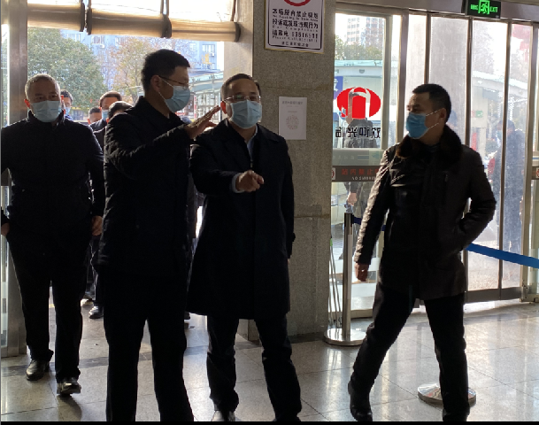 市领导莅临总站检查安全生产及疫情防控工作
