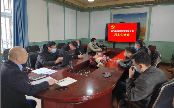 租赁党支部召开组织生活会和开展党员民主评议