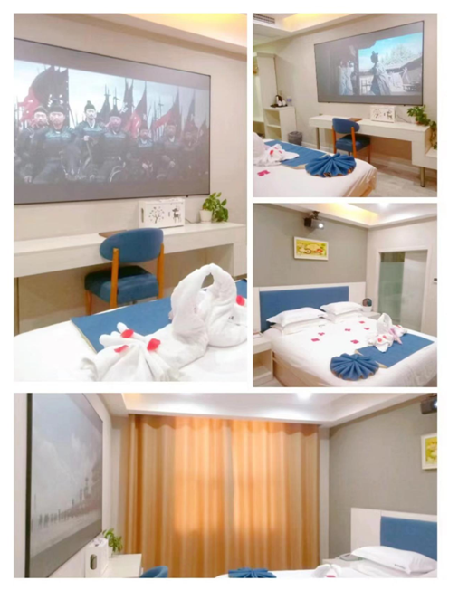 旅悦连锁酒店｜汽车总站店增设巨幕影视房