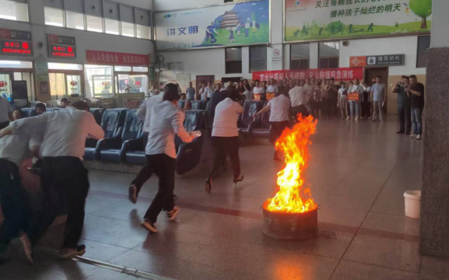 安技部组织2023年应急演练运动会