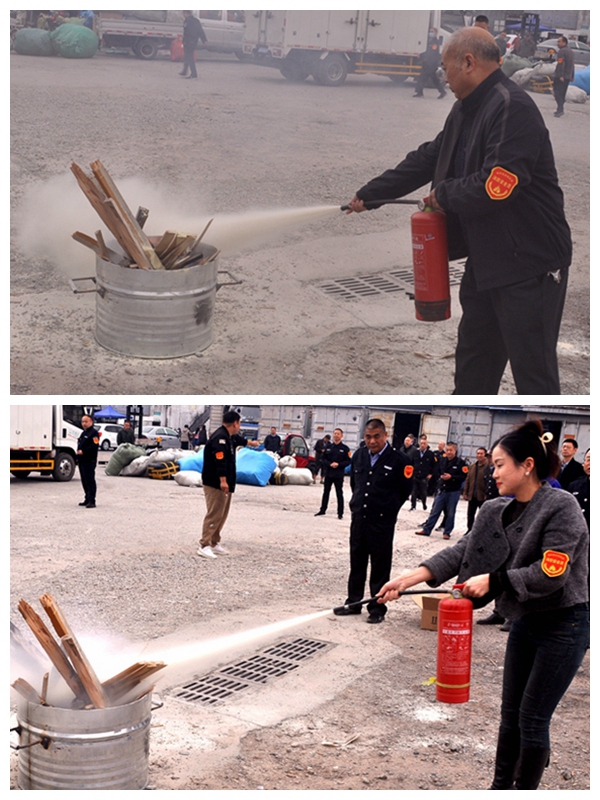 淮汽汇通市场举行“119”消防演练