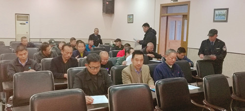 安保部拉开全员消防类年度理论考试