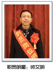 2013年度公司岗位明星及先进事迹